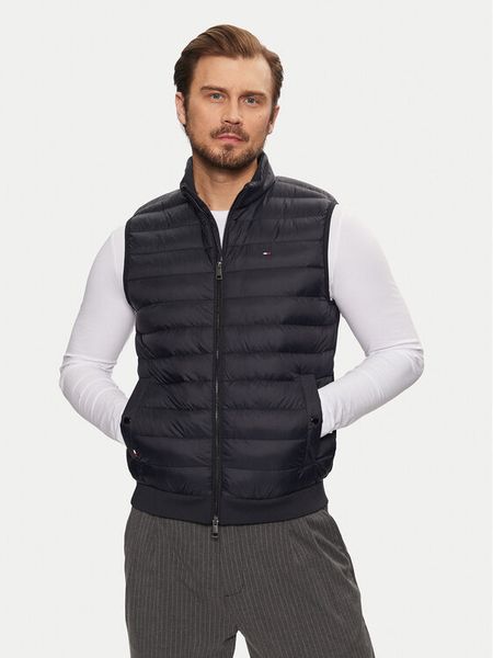 Tommy Hilfiger Bezrękawnik MW0MW38982 Granatowy Regular Fit. Niebieskie kamizelki męskie Tommy Hilfiger, m, z syntetyku. Za 649.99 zł.