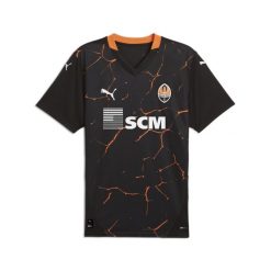 Męska koszulka wyjazdowa FC Shakhtar Donetsk 24/25 PUMA Black Rickie Orange. Brązowe t-shirty sportowe męskie Puma, m, bez ramiączek, do piłki nożnej. W wyprzedaży za 269.00 zł.