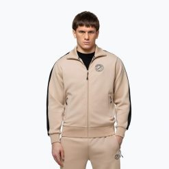 Bluza męska Pitbull Track Jacket San Diego. Brązowe bluzy bez kaptura męskie PITBULL, m, z elastanu. Za 269.99 zł.
