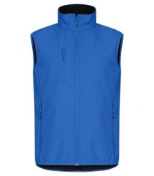 Clique Classic Softshell Vest z recyklingowanego poliestru – 3-warstwowy. Niebieskie kurtki softshell damskie CLIQUE, m, bez wzorów, z polaru. Za 231.89 zł.