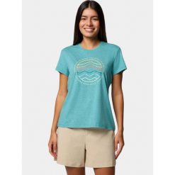 Koszulka szybkoschnąca damska Columbia Sloan Ridge Graphic SS Tee. Czarne t-shirty damskie Columbia, s, bez wzorów, bez kołnierzyka. Za 143.99 zł.