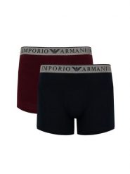 Emporio Armani Bokserki "2 Pack" | 1117693-F7201 | Mężczyzna | Granatowy, Bordowy. Czerwone bokserki męskie Emporio Armani, bez wzorów, z bawełny. W wyprzedaży za 139.00 zł.