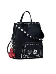 Desigual Plecak Mickey Rock Sumy 25SAKP06 Czarny. Czarne plecaki damskie Desigual, bez wzorów, ze skóry, rockowe. Za 249.99 zł.