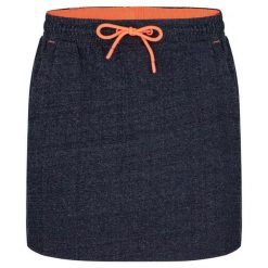 Damska spódnica pętelkowa Edena Blue. Niebieskie spódniczki damskie ZSPORT, bez wzorów, sportowe, sportowe. Za 177.99 zł.