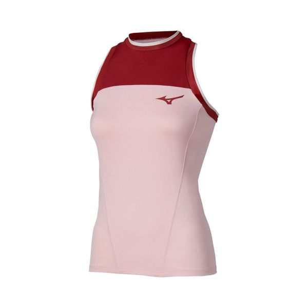 Koszulka tenisowa damska Mizuno Stargazer Tank Top. Czerwone topy sportowe damskie Mizuno, xs, bez wzorów, z materiału, bez ramiączek. Za 242.85 zł.