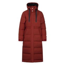 Damska Kurtka Wodoodporna Colter. Brązowe kurtki damskie Trespass, m, bez wzorów, z materiału, z kapturem. Za 358.99 zł.