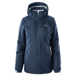Kurtka damska ocieplana Hi-Tec Lady Orebro II - granatowa, Rozmiar L. Brązowe kurtki damskie Hi-tec, na zimę, l, bez wzorów. Za 209.99 zł.
