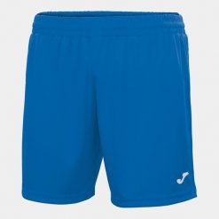 Spodenki do piłki nożnej męskie Treviso. Niebieskie szorty męskie Joma, bez wzorów, z materiału, sportowe. Za 114.50 zł.