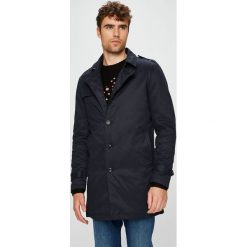 Selected - Płaszcz. Niebieskie płaszcze męskie Selected, m, bez wzorów, z bawełny. W wyprzedaży za 279.90 zł.