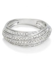 DIAMOND & CO Złoty pierścionek "Edmonda" z diamentami rozmiar: 54. Szare pierścionki damskie Diamond & Co, z diamentem, złote. Za 2,696.99 zł.