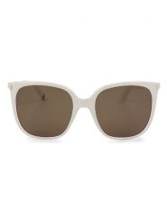 Polaroid Damskie okulary przeciwsłoneczne w kolorze kremowo-brązowym rozmiar: 56. Brązowe okulary przeciwsłoneczne damskie Polaroid. Za 167.28 zł.