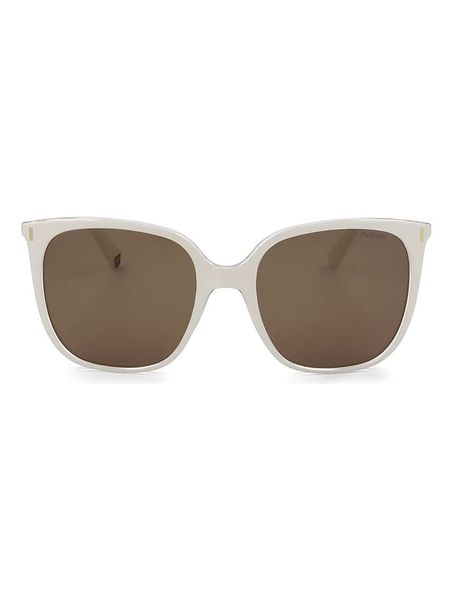 Polaroid Damskie okulary przeciwsłoneczne w kolorze kremowo-brązowym rozmiar: 56. Brązowe okulary przeciwsłoneczne damskie Polaroid. Za 179.22 zł.