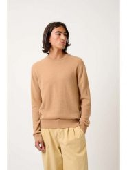 AUTHENTIC CASHMERE Kaszmirowy sweter "Aigliére" w kolorze jasnobrązowym rozmiar: XXL. Brązowe swetry męskie AUTHENTIC CASHMERE, na lato, xxl, bez wzorów, z kaszmiru, bez kołnierzyka. Za 267.29 zł.