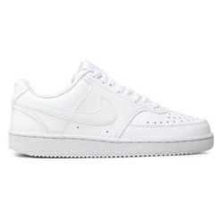 Buty Nike W Court Vision Lo Nn DH3158-100 białe. Białe buty sportowe na co dzień damskie bez wzorów, ze skóry. W wyprzedaży za 475.62 zł.