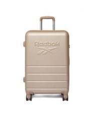 Reebok Walizka średnia CEO-RBK-WAL-001-07-CCC-M Beżowy. Brązowe walizki Reebok, bez wzorów, z tworzywa sztucznego, średnie. Za 299.99 zł.