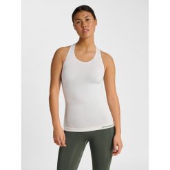 Damski tank top Hummel hmltif top. Białe topy damskie HUMMEL, s, bez wzorów, bez kołnierzyka. Za 152.50 zł.