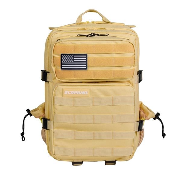 Plecak Elitex Training 25L Red kabinowy, wodoodporny. Żółte plecaki damskie ELITEX TRAINING, z aplikacjami, z materiału, sportowe. Za 239.99 zł.