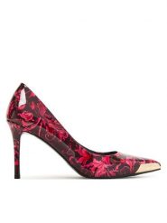 Versace Jeans Couture Szpilki 79VA3S50 ZS366 Bordowy. Czerwone szpilki Versace Jeans Couture, bez wzorów, z jeansu, bez obcasa. Za 699.99 zł.