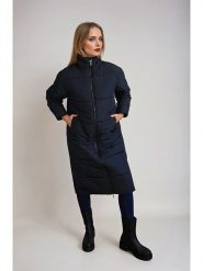 Monki Płaszcz pikowany w kolorze czarnym rozmiar: XS. Czarne płaszcze damskie Monki, xs, bez wzorów. Za 100.04 zł.