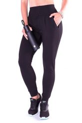 Dopasowane spodnie dresowe damskie 2skin FITGIRL CZARNE. Czarne spodnie sportowe damskie 2SkIN, l, z bawełny, na fitness i siłownię. Za 110.00 zł.