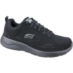 Buty sportowe Sneakersy męskie, Skechers Dynamight 2.0. Czarne buty sportowe na co dzień męskie Skechers, bez zapięcia, trekkingowe. Za 229.99 zł.