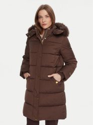 Marciano Guess Płaszcz zimowy 5BGL18 7378A Brązowy Regular Fit. Brązowe płaszcze damskie Marciano Guess, na zimę, z aplikacjami, z syntetyku. Za 1,399.00 zł.