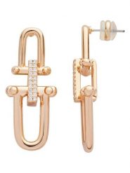 U.S. Polo Assn. Pozłacane kolczyki-wkrętki z kryształami rozmiar: onesize. Żółte kolczyki damskie U.S. Polo Assn., z kryształem, metalowe. Za 172.89 zł.