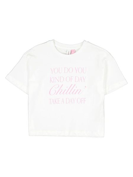 Vero Moda Girl Koszulka "Katrine" w kolorze białym rozmiar: 158/164. Białe koszulki dziewczęce Vero Moda Girl, bez wzorów, z bawełny, bez ramiączek. Za 34.95 zł.