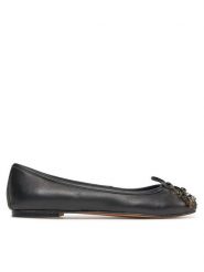 Kurt Geiger Baleriny Eye Emb 1289000109 Czarny. Czarne baleriny damskie Kurt Geiger, bez wzorów, ze skóry, bez obcasa. Za 549.99 zł.