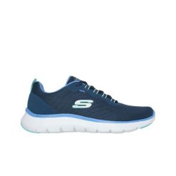 Buty damskie SKECHERS Flex Appeal 5.0 New Path. Niebieskie obuwie do biegania damskie Skechers. Za 259.99 zł.