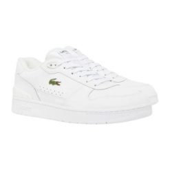 Tenisówki Lacoste Model T-clip Set Kolor Biały. Białe trampki i tenisówki męskie Lacoste, bez wzorów, z materiału, bez zapięcia. Za 423.00 zł.