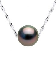 Pearline Srebrny naszyjnik z perłą - dł. 42 cm rozmiar: onesize. Szare naszyjniki damskie Pearline, srebrne. Za 260.99 zł.