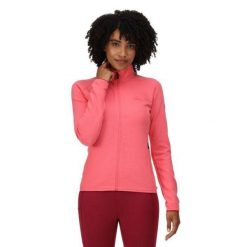 Bluza turystyczna polarowa damska Regatta Nevona. Czerwone bluzy bez kaptura damskie Regatta, bez wzorów, z bawełny, bez ramiączek, bez kaptura. Za 161.70 zł.