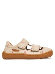 Froddo Sandały Barefoot Sandal G3150291-12 M Beżowy. Brązowe sandały dziewczęce Froddo, ze skóry, bez zapięcia. Za 339.99 zł.