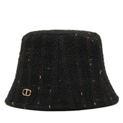 Kapelusz TWINSET. Czarne kapelusze damskie Twinset, bez wzorów. Za 359.99 zł.