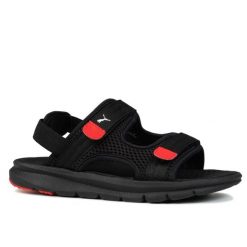 Sandały sportowe Puma EVOLVE SANDAL JR. Czarne sandały męskie Puma, z materiału, bez zapięcia. Za 129.00 zł.