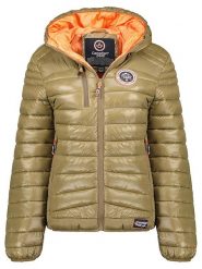 Canadian Peak Kurtka pikowana "Briouteaka" w kolorze szarobrązowym rozmiar: onesize. Brązowe kurtki damskie Canadian Peak, bez wzorów, bez kaptura. Za 162.49 zł.