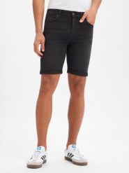 Only&Sons Szorty - ONSPly Mężczyźni czarny, XXL. Czarne szorty męskie Only&Sons, z bawełny, bez kołnierzyka. Za 119.95 zł.