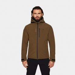 Kurtka męska softshell Alpinus ASO. Zielone kurtki męskie Alpinus, m, bez wzorów, z softshellu, sportowe, bez kaptura. Za 279.00 zł.