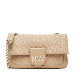 Torebka Nine West. Brązowe torebki klasyczne damskie Nine West, bez wzorów, wizytowe, bez kołnierzyka, bez ramiączek. Za 349.99 zł.