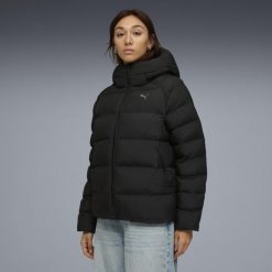 Damska kurtka z kapturem Mono PUMA Black. Czarne kurtki damskie Puma, bez wzorów, z kapturem. Za 699.00 zł.