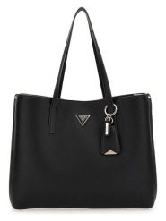 Guess Torebka w kolorze czarnym - 37 x 30 x 11 cm rozmiar: onesize. Czarne torebki klasyczne damskie Guess, z aplikacjami, z materiału, bez dodatków. Za 457.95 zł.