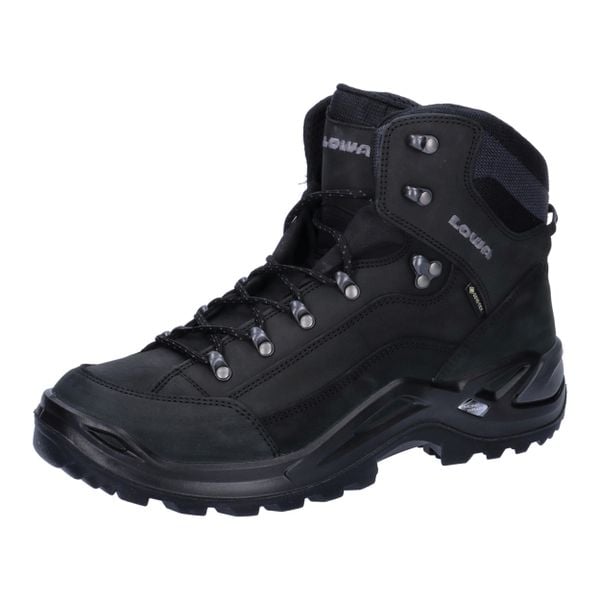 Buty trekkingowe męskie Lowa Renegade Gtx Mid. Czarne buty trekkingowe męskie Lowa, z materiału, za kostkę, bez zapięcia. Za 749.99 zł.