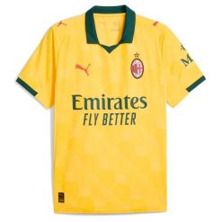 Koszulka Puma Acm 3Rd Jersey Replica Dorośli. Żółte t-shirty sportowe męskie Puma, s, z jersey, bez ramiączek, do piłki nożnej. Za 464.40 zł.