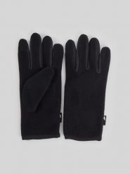 4F Rękawiczki polarowe Touch Screen uniseks - czarne M. Czarne rękawiczki damskie 4f, na zimę, bez wzorów, z dzianiny. Za 49.99 zł.