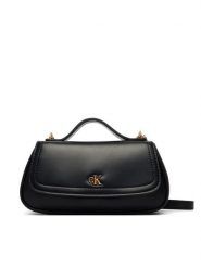 Calvin Klein Torebka LV04F3679G Czarny. Czarne torebki klasyczne damskie CALVIN KLEIN, bez wzorów, ze skóry, bez dodatków. Za 409.99 zł.