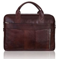 Torba męska skórzana Tizano TM02 czekolada. Torby męskie na ramię TIZANO, bez wzorów, z jeansu, na ramię. Za 390.99 zł.