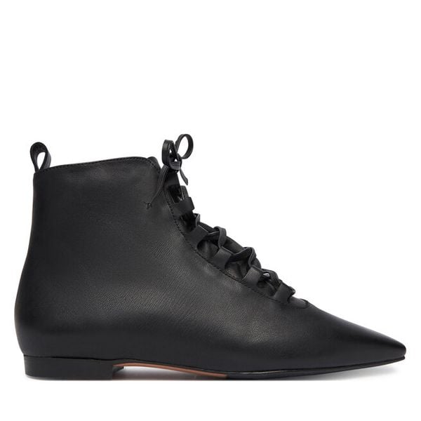 Trzewiki Balagan. Brązowe botki damskie BALAGAN, bez obcasa, na płaskiej podeszwie, bez zapięcia. Za 799.99 zł.