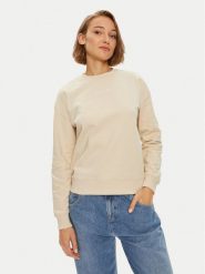 Calvin Klein Bluza Multi Logo K20K207216 Beżowy Regular Fit. Brązowe bluzy bez kaptura damskie CALVIN KLEIN, xxl, z bawełny. Za 319.99 zł.