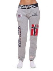 Geographical Norway Spodnie dresowe "Myer" w kolorze szarym rozmiar: XL. Szare spodnie dresowe damskie Geographical Norway, xl, bez wzorów, z dresówki. Za 105.63 zł.